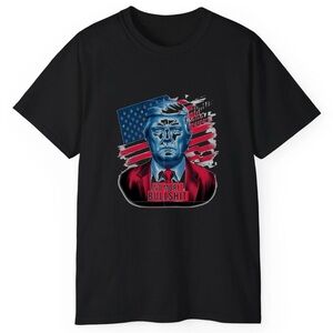 Trump Black Graphic cotton T-Shirt